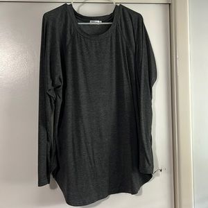 🍇long sleeve tunic style soft jersey cotton stretchy size X-Large